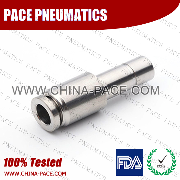 Push In Plug Elbow Stainless Steel Push-In Fittings, 316 stainless steel push to connect fittings, Air Fittings, one touch tube fittings, all metal push in fittings, Push to Connect Fittings, Pneumatic Fittings